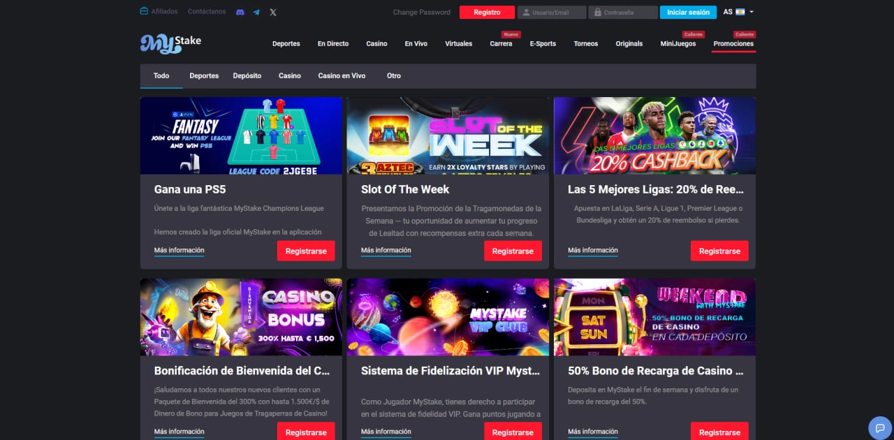 Registro en Mystake – paso a paso